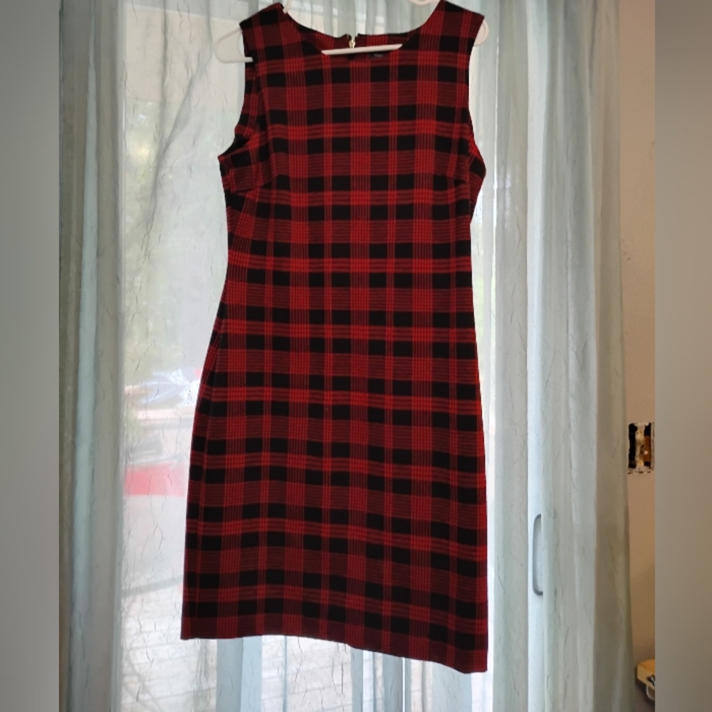 Red plaid Tommy Hilfiger dress